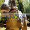 Giant moving mechanical animated dinosaur from jurassic park builder