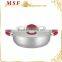 MSF-3997 Stainless steel cooking pot 24*7cm casserole hot pot rice cooker for South American market                        
                                                Quality Choice