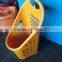 2015 New Arrival! 60L market rolling basket for supermarket with PU wheels