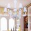 Interior Design K9 Crystal Glass Chandelier Hanging Lamp Light Lighting For Wedding Decoration CZ3001/6