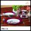 hotsale fine porcelain 16pcs round decal dinner set