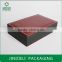 high quality leather jewelry lid and base box packaging