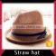 6 panel custom baseball drinking straw cap