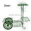 decorative wrought iron bicycle flower shelf