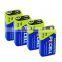OEM or PKCELL 9V 6F22 Super heavy duty battery with high quality in China supply