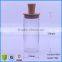 14oz glass bottle with bamboo/cork/wooden lid