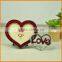 PF10636 soft home wedding gifts red heart-shaped sweet style zinc alloy frame frame