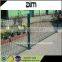 green pvc peach post welded wire mesh fence