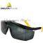 Deltaplus polycarbonate single lens adjustable nylon arms safety glasses