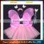 2016 New arrival hot sale fairy wings dresses kids party tutu set costume pink butterfly wings costume