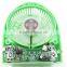 Portable Fans Rechargeable USB Desk Mini Palm Leaf Fan Travel Outdoor Handheld Fan