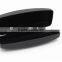 Hot Selling Balck PU Leather Cover Metal Spectacle Case