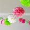 Wedding birthday party tissue pom poms flower from paper