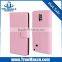 2015 New Arrival for Samsung Note 4 Colorful Stand Flip Leather Cover Case