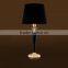 Black bedside table lamp