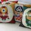 Decorative Amusing Cartoon Characters Linen Seat Cushion Cover