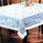 plastic printed square tablecloth, wholesale price for vinyl tablecloth