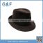 New Style Cheap Black With Red Band Fedora Hat