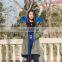 Wholesale price hot selling popular parka jacket with real silver fox fur hood trim