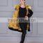 Brand fashion womens genuine fox fur lining parka with raccoon fur hood