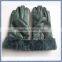 Wholesale Custom Green Fur Gloves and Mittens For Women