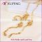 Attractive price new type 18k solid gold color necklace jewelry