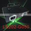 Single green laser light with double heads by step motor