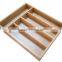 bamboo wooden kitchen cutlery flatware tray