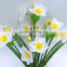 Hot Selling H44cm White Silk Garden Flowers Narcissus