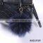 Fluffy fur Ball Pom Pom Keychain for Car Key Ring or Handbag Accessories KZ160077