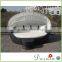 Outdoor Beach Swimming Pool waterproof round rattan daybed