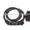 hot sale high quality wholesale price durable fashionable black bicycle cable lock spiral lock