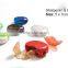2in1 eraser and pencil sharpener Cap ends cover eraser on one end and collects pencil shavings on the other end