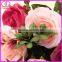 high quality 11 heads painting spring color artificial rose flower