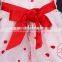 Cute Red Baby Girls Knitted Dress Summer Collection Baby Girls Knitted Dress