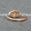 14K Gold Vermeil Sterling Silver Two Tone Plating Daisy Flower Ring