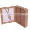 Customized Paper box with clear PVC window/kraft paper box