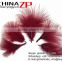 ZPDECOR Wholesale Cheap Dyed Burgundy Fluffy in Stock Turkey Marabou Feather for Earrings and Clothes Accessories