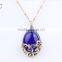 High Quality Nice Design Oval Shape Essential Oil Pendant Necklace Wholesale
