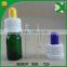 2015 hot selling mini green eliquid glass dropper bottle made in china