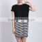 New Women casual shirt dress short sleeves bamboo Plus Size maternity stripe long shirt dress