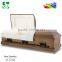 JS-A3125 good quality cheap solid wood casket