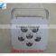 led stage effect 6*15w rgbwa 5in1 battery led slim par can