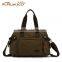 Vintage Canvas Shoulder Bag For Girls Lady Handbag Lady Tote Bag Shoulder Bags For College Khaki Color