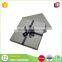 Wholesale china factory cardboard paper custom printing luxury t shirt packaging box with ribbon
