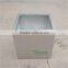 high quality square glazed black glass fiber flower pot