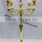 New Design Weddings Gold Candelabras Centerpiece And 8 Arms Gold Candelabra With Gold Bowl