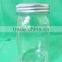 500 ml Square Airtight Food Mason Jars With Mental Lids