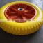 Hot Sale Safe Rubber THickening Roller Bearing Swivel PU Wheel 3.00-8