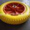 Mute Roller Bearing Swivel PU Wheel 3.00-8